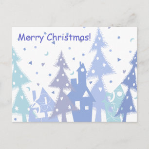 Frohe Weihnachten! Feiertagspostkarte