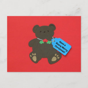 Frohe Weihnachten! Feiertagspostkarte