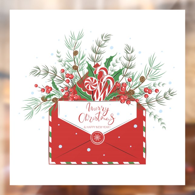 Frohe Weihnachten Fensteraufkleber (Blatt 2)