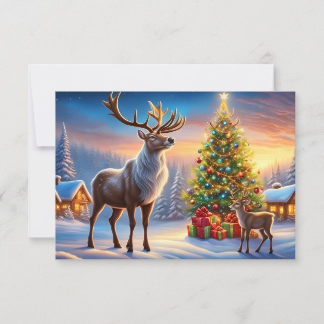 Frohe Weihnachten Fensteraufkleber (Vorderseite)