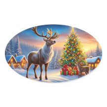 Frohe Weihnachten Fensteraufkleber