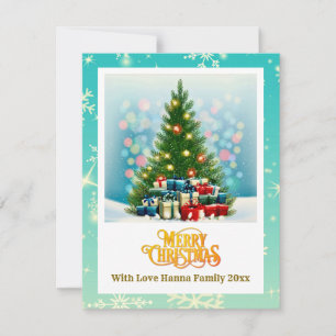 Frohe Weihnachten   Festlicher Baum & Geschenke Fe