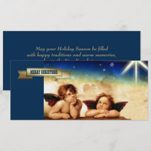 Frohe Weihnachten. Fine Art Christmas Card Feiertagskarte