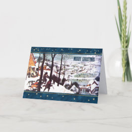Frohe Weihnachten. Fine Art Christmas Feiertagskarte