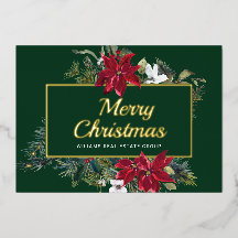 Frohe Weihnachten Firmengrüße Gold