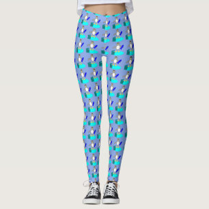 Frohe Weihnachten Fischen Pinguin Leggings