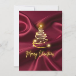 Frohe Weihnachten Flache Weihnachtskarte