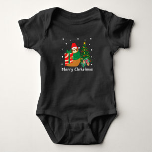 Frohe Weihnachten Flitterwochen Baby Strampler