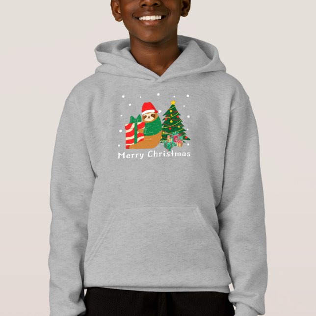 Frohe Weihnachten Flitterwochen Hoodie (Vorderseite)