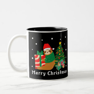 Frohe Weihnachten Flitterwochen Zweifarbige Tasse