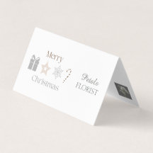 Frohe Weihnachten Florist Feiertagspackaging