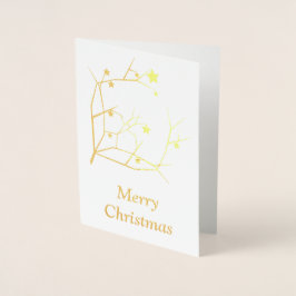 Frohe Weihnachten Folienkarte