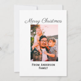 Frohe Weihnachten Foto moderne Liebe einfache Fami