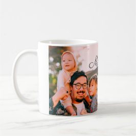 Frohe Weihnachten Foto moderne Liebe einfache Fami Kaffeetasse