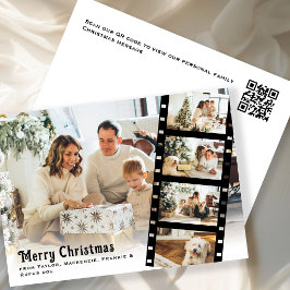 Frohe Weihnachten Foto Personalisierter Filmstreif