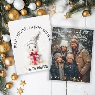 Frohe Weihnachten Foto Winter Rabbit Weihnachten