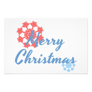 Frohe Weihnachten Fotodruck