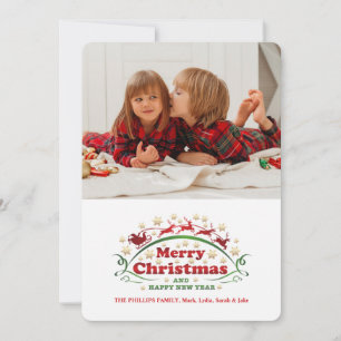 Frohe Weihnachten Fotokarte