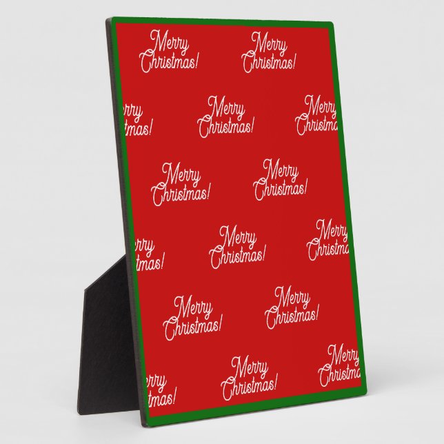 Frohe Weihnachten! Fotoplatte (Seite)