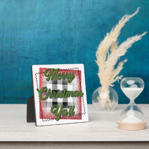 Frohe Weihnachten Fotoplatte