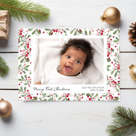 Frohe Weihnachten Fotos, Berries & Greenery