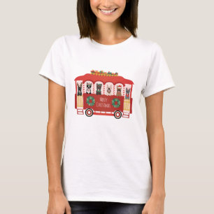 Frohe Weihnachten Französisch Bulldogs Holiday Tro T-Shirt