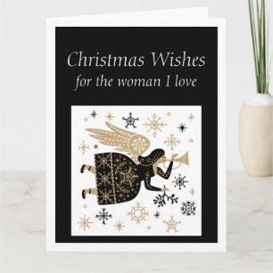 Frohe Weihnachten Frau, die ich liebe, besonderer  Karte