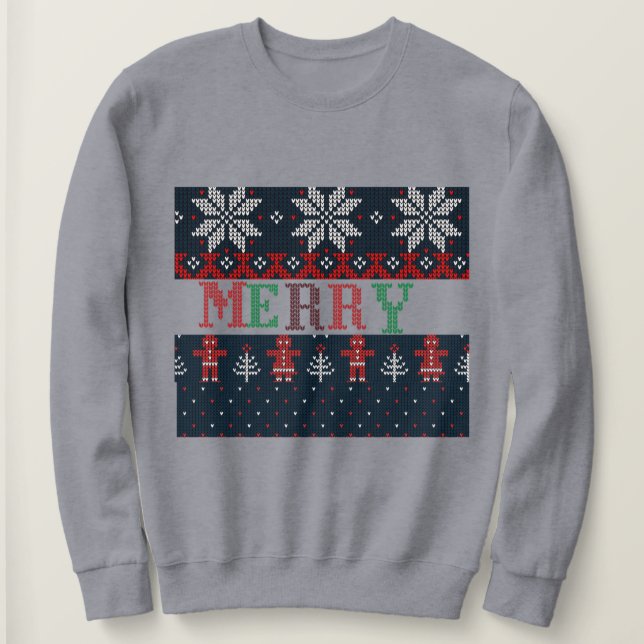 Frohe Weihnachten Frauen Sweatshirt (Design vorne)