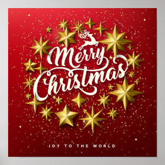 Frohe Weihnachten - Freude für die Welt Poster