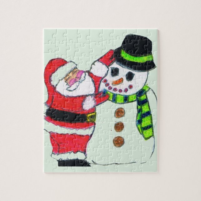 FROHE WEIHNACHTEN FREUND  PUZZLE (Vertikal)