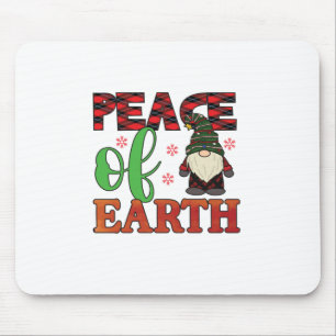 Frohe Weihnachten Frieden auf der Erde Mousepad