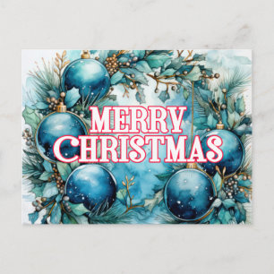 Frohe Weihnachten   Frohe Feiertage Postkarte