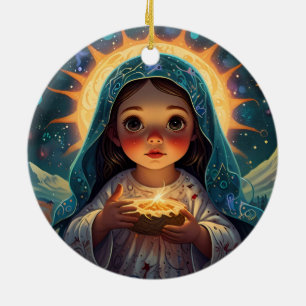 Frohe Weihnachten frohe Jahreszeit Keramik Ornament