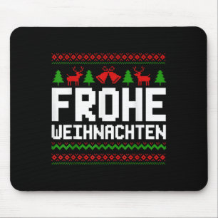 Frohe Weihnachten frohe Weihnachten auf Deutsch Fu Mousepad