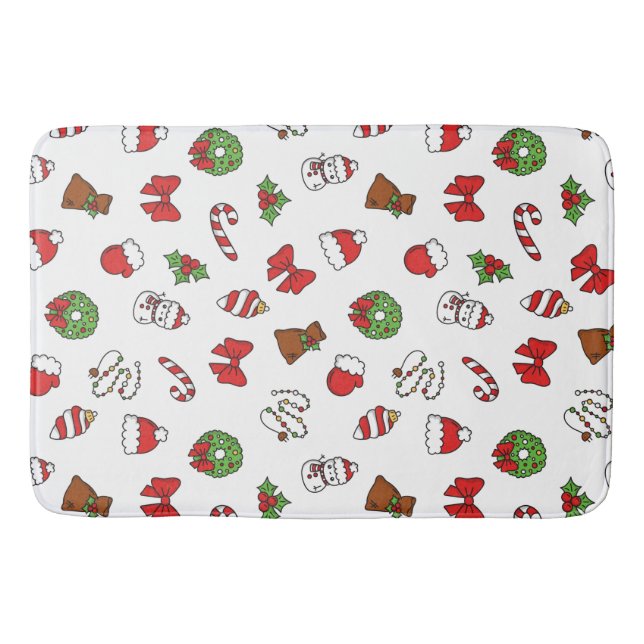 Frohe Weihnachten frohe Weihnachten Weihnachten We Badematte (Vorderseite)