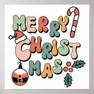 Frohe Weihnachten Frohe Xmas Poster