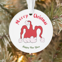 Frohe Weihnachten Frohes Neues Jahr Ornament