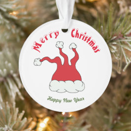 Frohe Weihnachten Frohes Neues Jahr Ornament