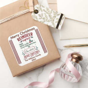 Frohe Weihnachten fröhlich Sticker