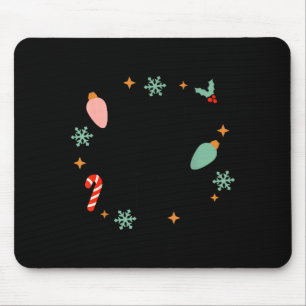 Frohe Weihnachten Fröhliche Mini-Weihnachten-Baby- Mousepad