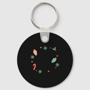 Frohe Weihnachten Fröhliche Mini-Weihnachten Baby Schlüsselanhänger