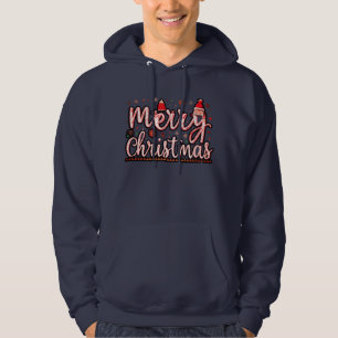 "Frohe Weihnachten: Frostige Eleganz Mode Design" Hoodie
