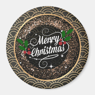 Frohe Weihnachten, Funkeln und Glanz, Magnet