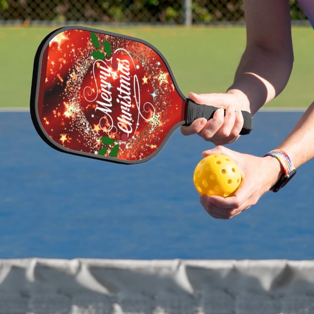 Frohe Weihnachten, Funkeln und Glanz, Pickleball Schläger (InSitu)