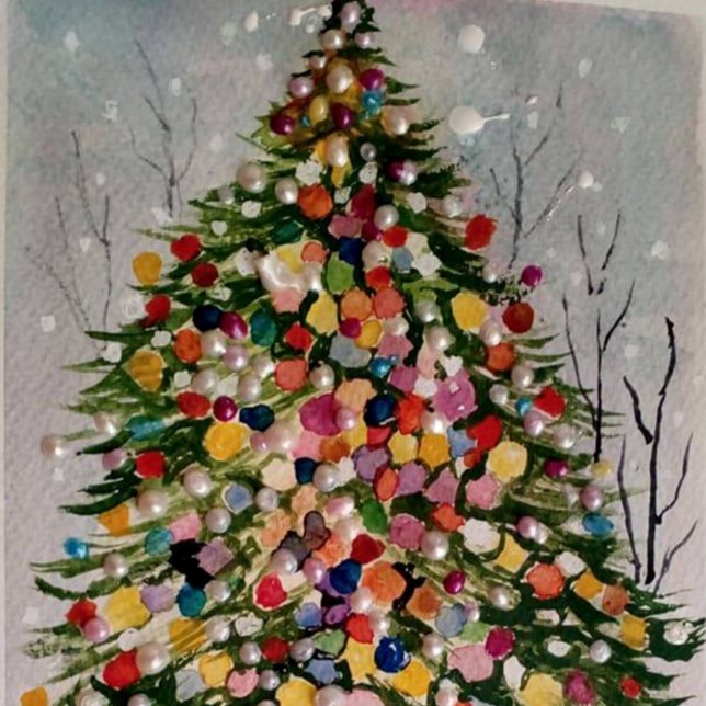 Frohe Weihnachten funkeln Weihnachtsgrün. Banner-Ornament Silber (Von Creator hochgeladen)