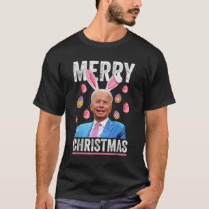 Frohe Weihnachten Funny Biden Verwirrung für Eas T-Shirt