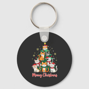 Frohe Weihnachten Funny Catmas Kitten Weihnachtsba Schlüsselanhänger