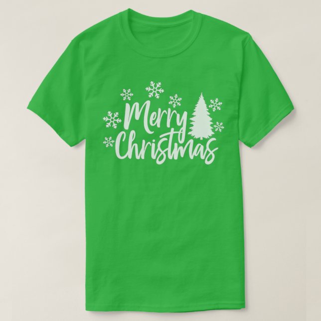 Frohe Weihnachten Funny Matching Familie Weihnacht T-Shirt (Design vorne)