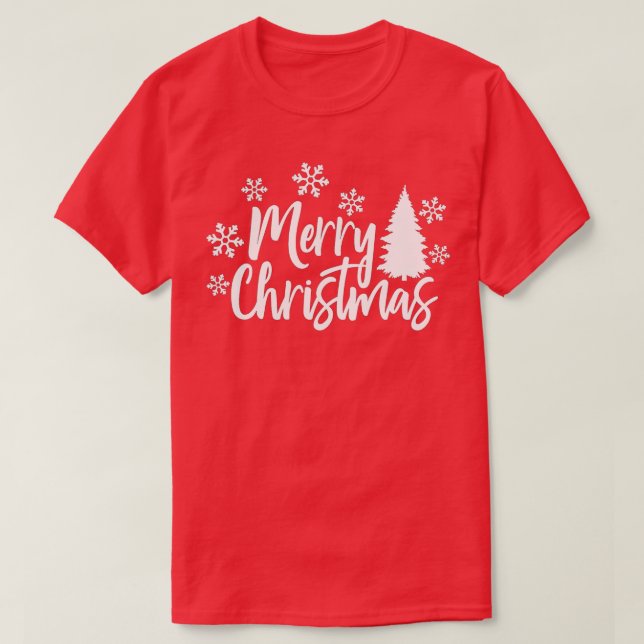 Frohe Weihnachten Funny Matching Familie Weihnacht T-Shirt (Design vorne)
