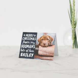 Frohe Weihnachten Funny Moderne Haustiere Custom F